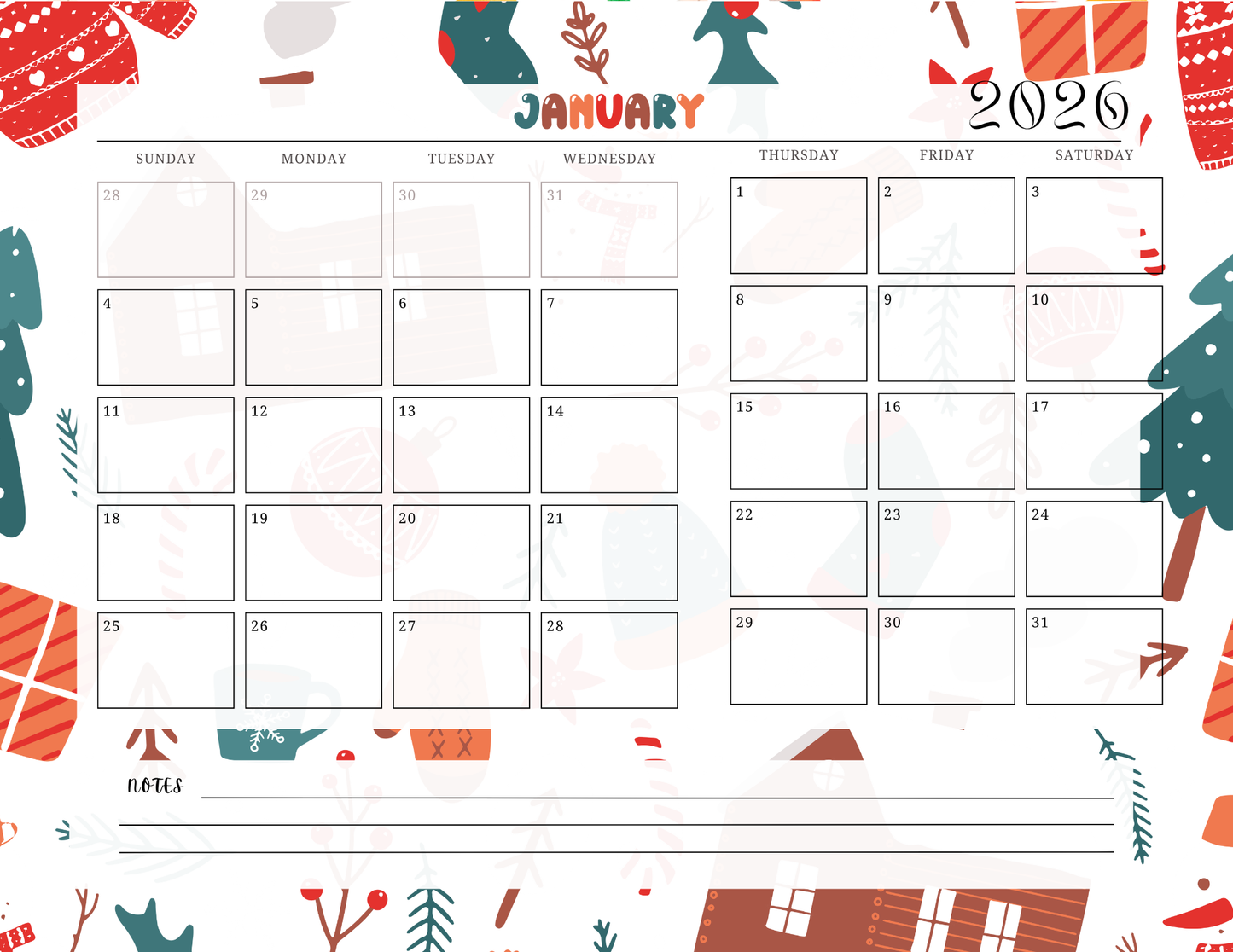 📦 Wholesale Seasonal Calendars – 17-Month Wall or Desk